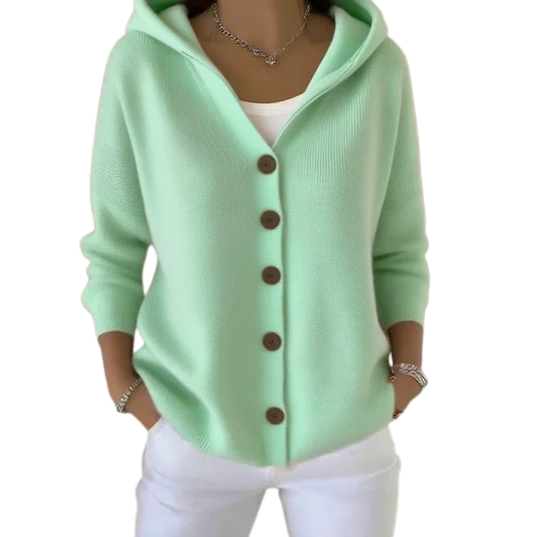 LUNA | Kardigan z kapturem